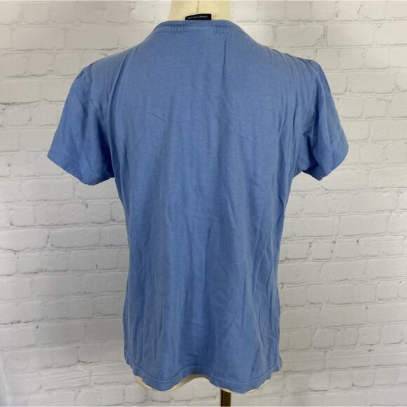 ⭐ 3/$15 Atlantis By Camp David Blue Paradise Island Floral Graphic Tee L - Picture 5 of 7